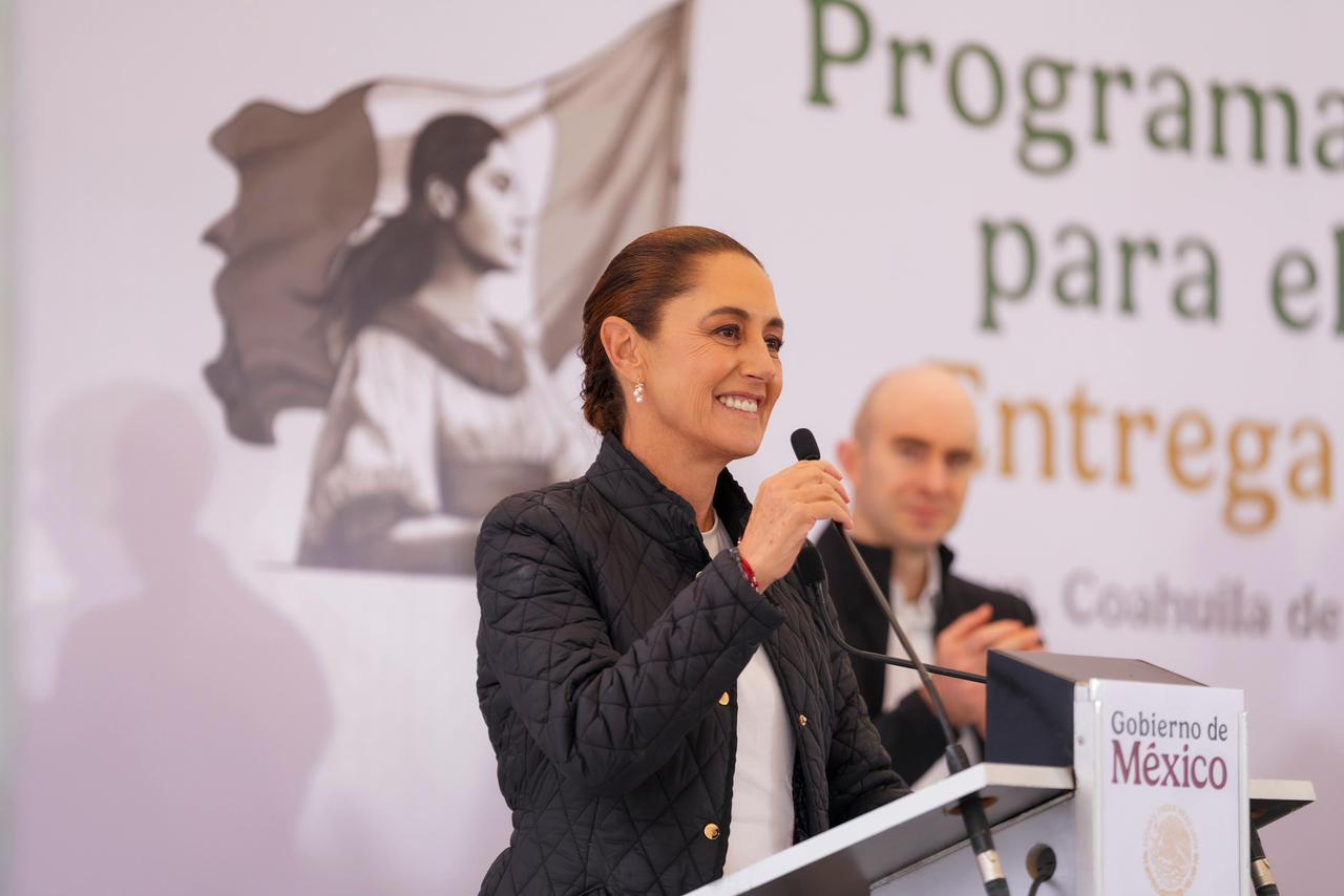Claudia Sheinbaum entrega en Monclova el programa Vivienda para el Bienestar