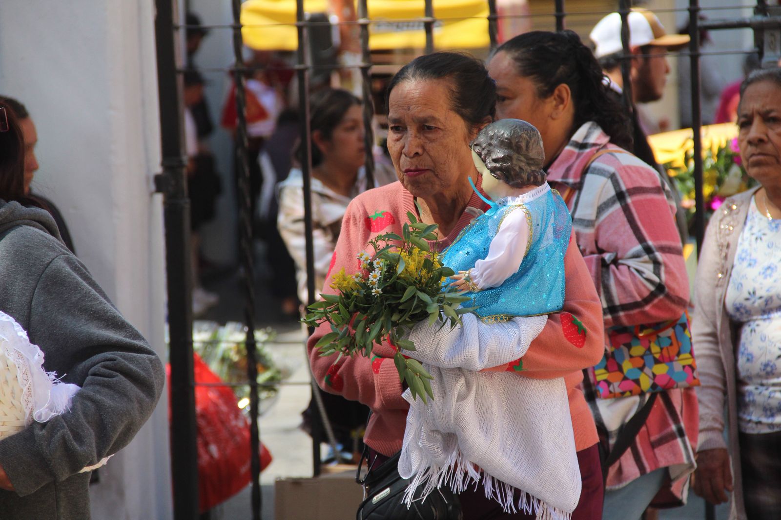 Niño Dios por el Día de la Candelaria.