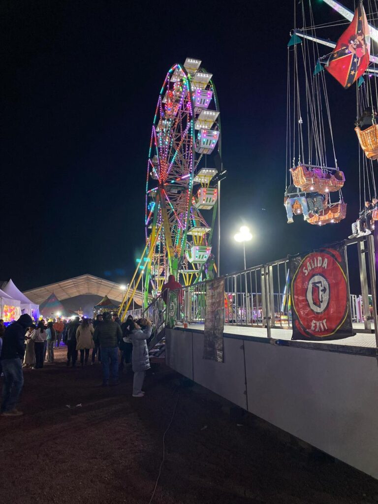 Juegos mecánicos en Feria Tizayuca 2026