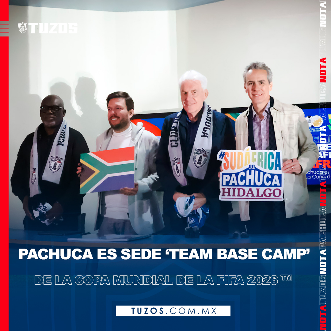 Conferencia de Prensa para anunciar oficialmente a Pachuca como Team Base Camp de Sudáfrica