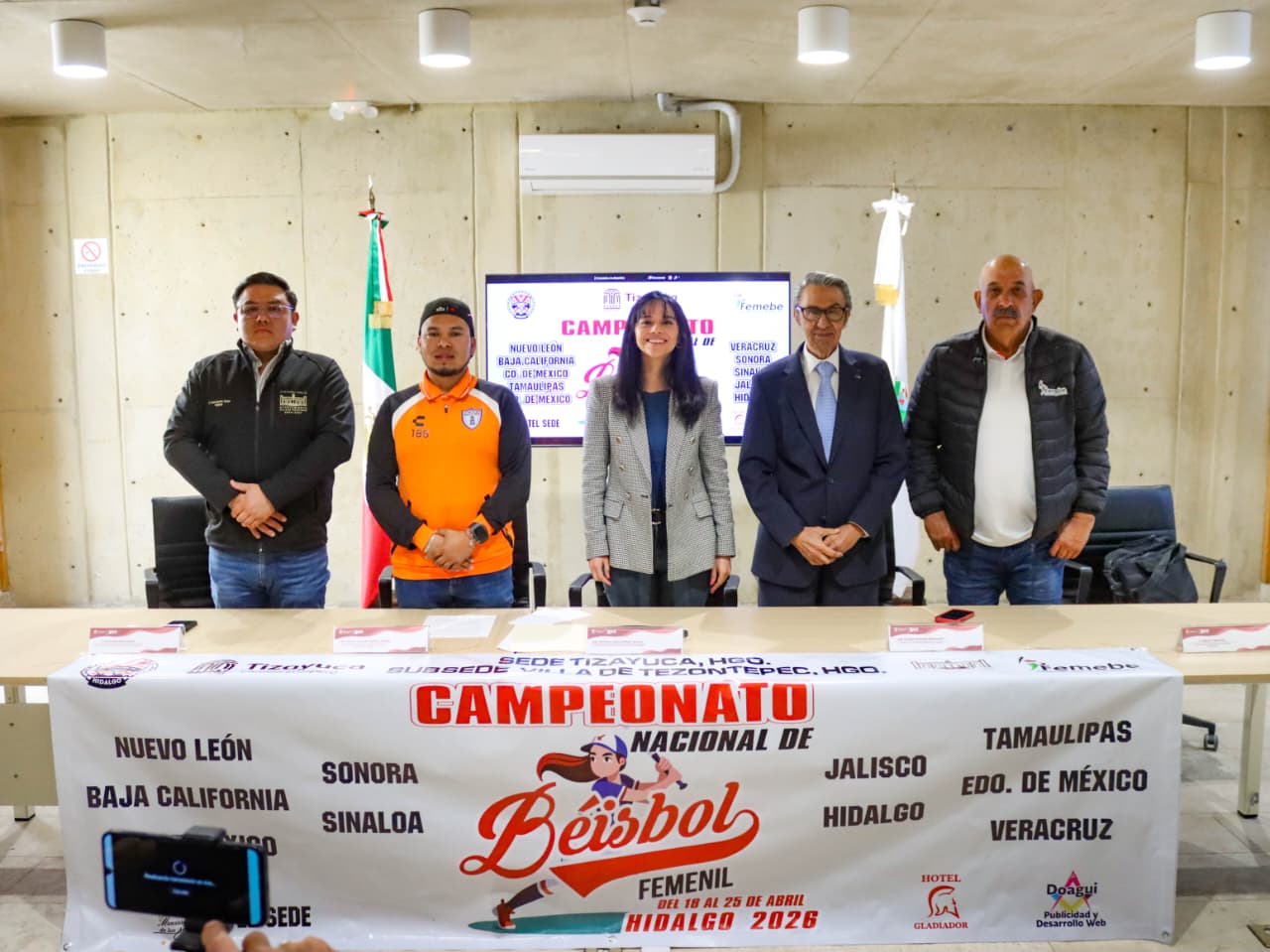 El Campeonato Nacional de Beisbol Femenil de Primera Fuerza se jugará en Tizayuca