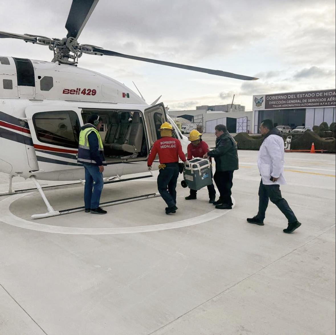 Coordinación médica y solidaridad hicieron posible el primer traslado de corazón del año en Hidalgo.