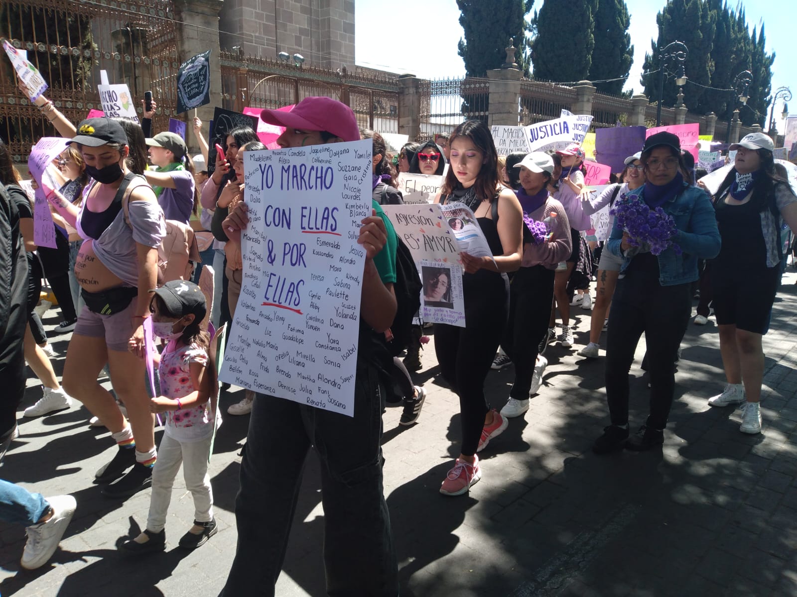 marcha 8M en Tulancingo