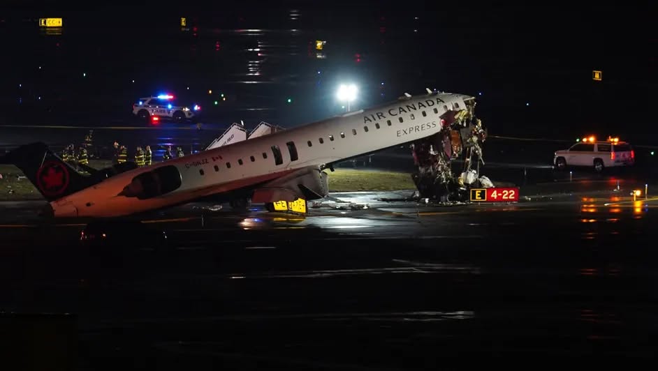Avión accidente