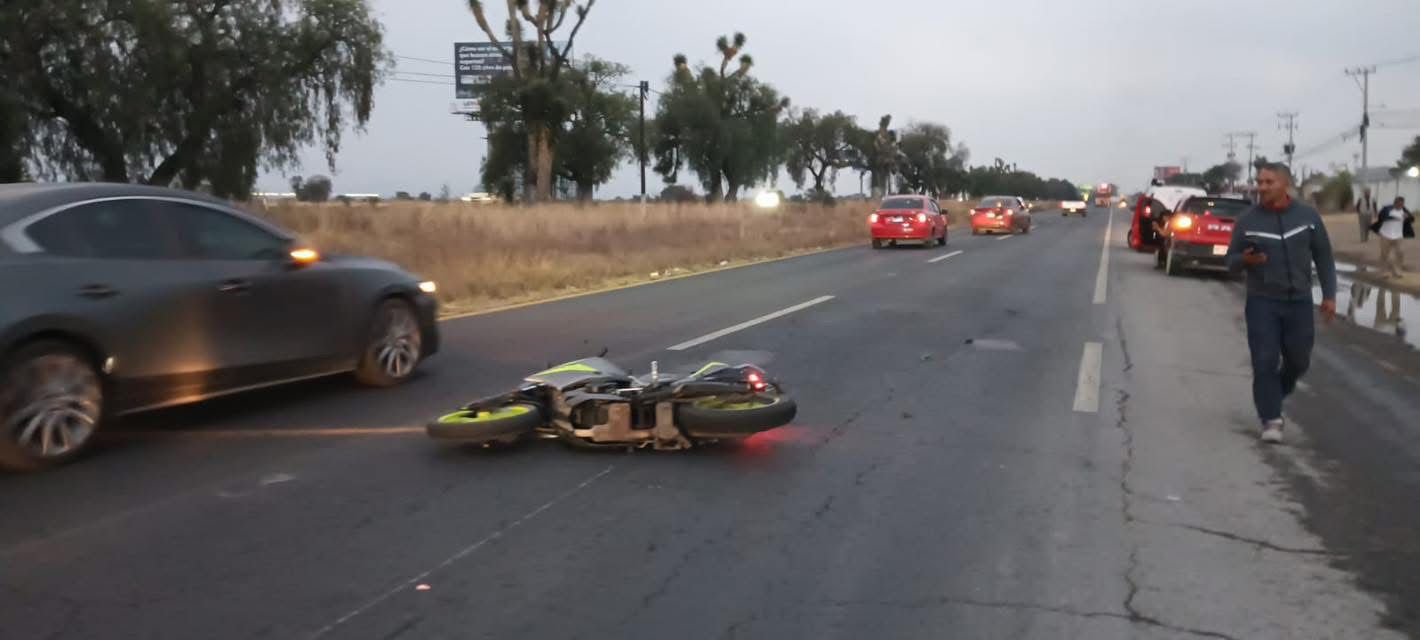 Accidente de motociclistas