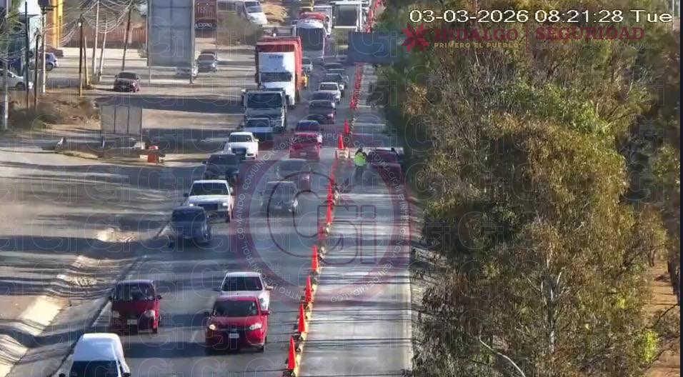 Congestión vehicular en la México–Pachuca