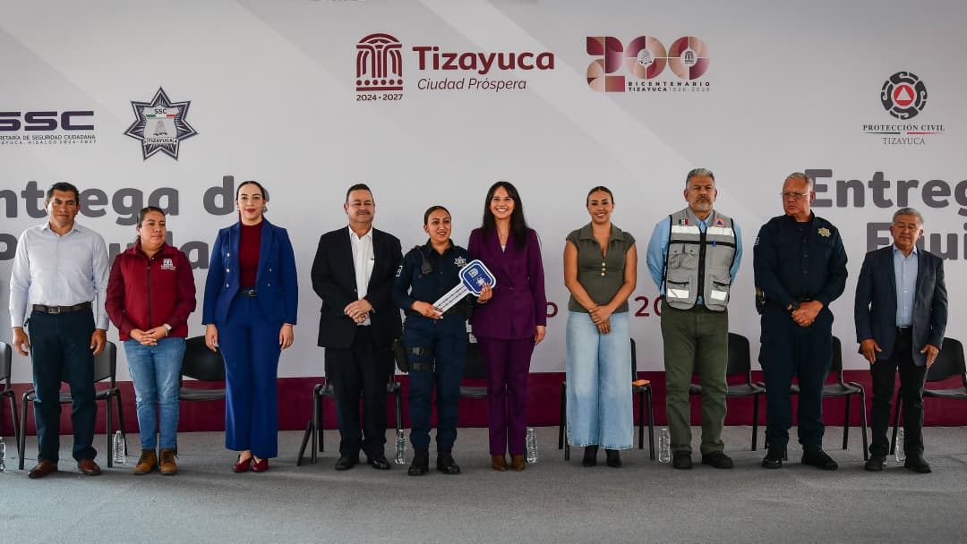 Tizayuca invierte más de 4 mdp para reforzar seguridad y emergencias