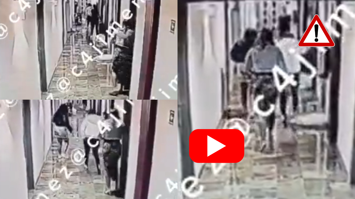 Video revela cuando goteras huyen de hotel en CDMX tras la muerte de un joven. Escaparon en camioneta rumbo al Edomex.