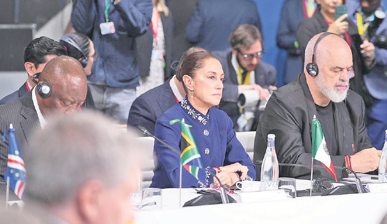 “Soy una mujer de paz”; El discurso completo de Claudia Sheinbaum en Barcelona