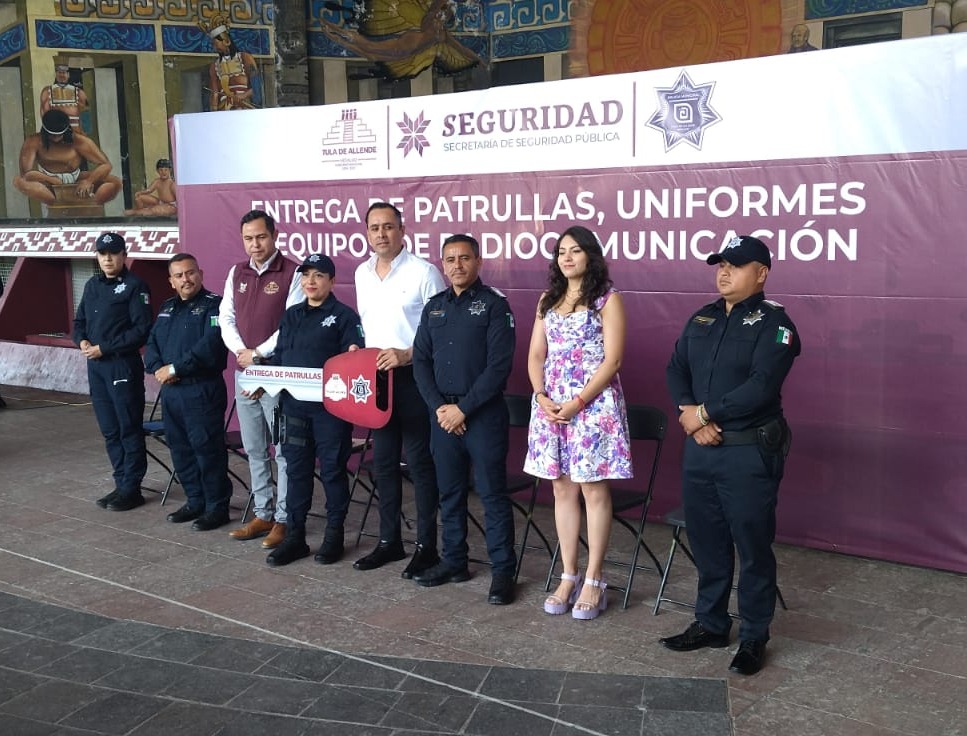 Tula invierte más de 12 mdp en patrullas, equipo táctico y C2 con inteligencia artificial