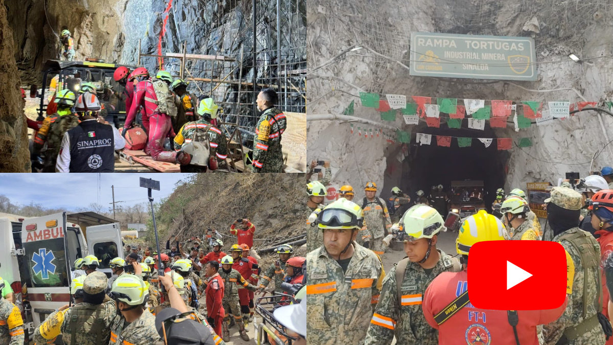 Milagro en Sinaloa: rescatan con vida a minero tras 14 días atrapado; aquí el VIDEO del momento exacto