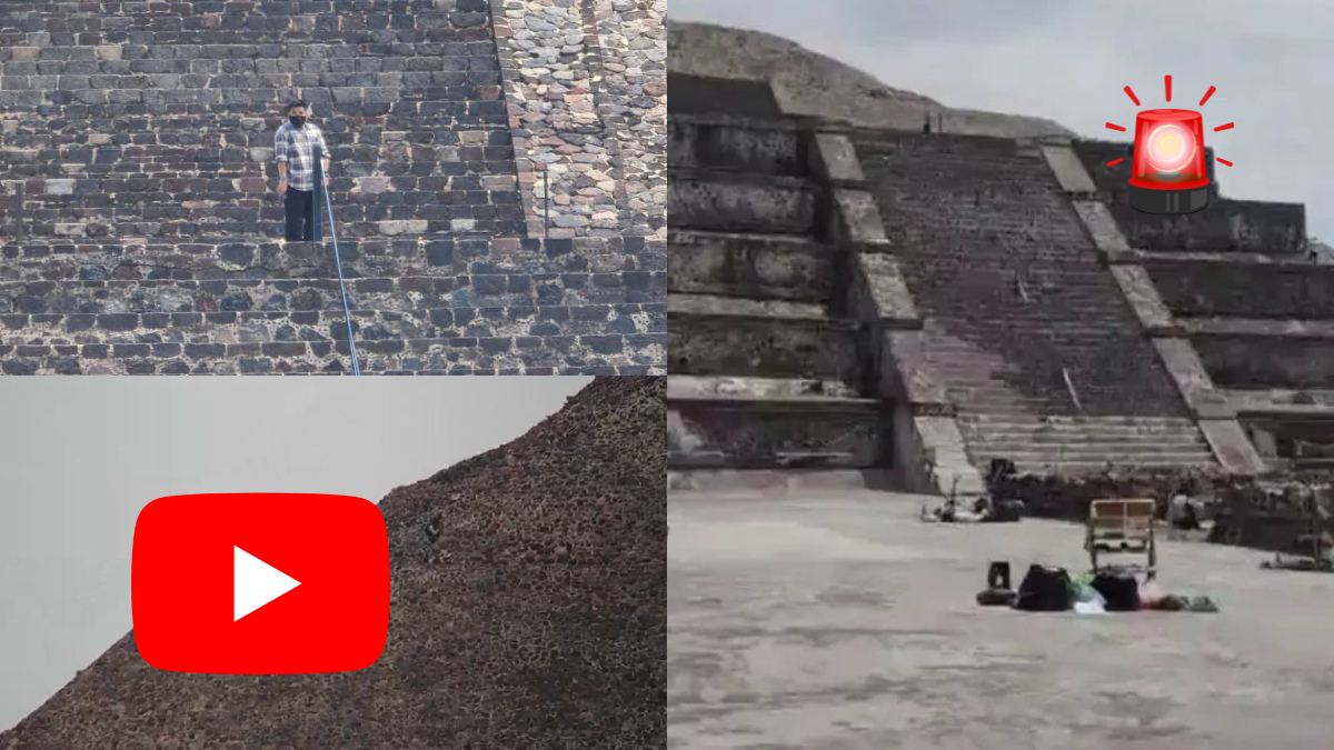 Una balacera en Teotihuacán dejó al menos dos muertos y varios heridos; un video muestra al agresor disparando en la Pirámide de la Luna.