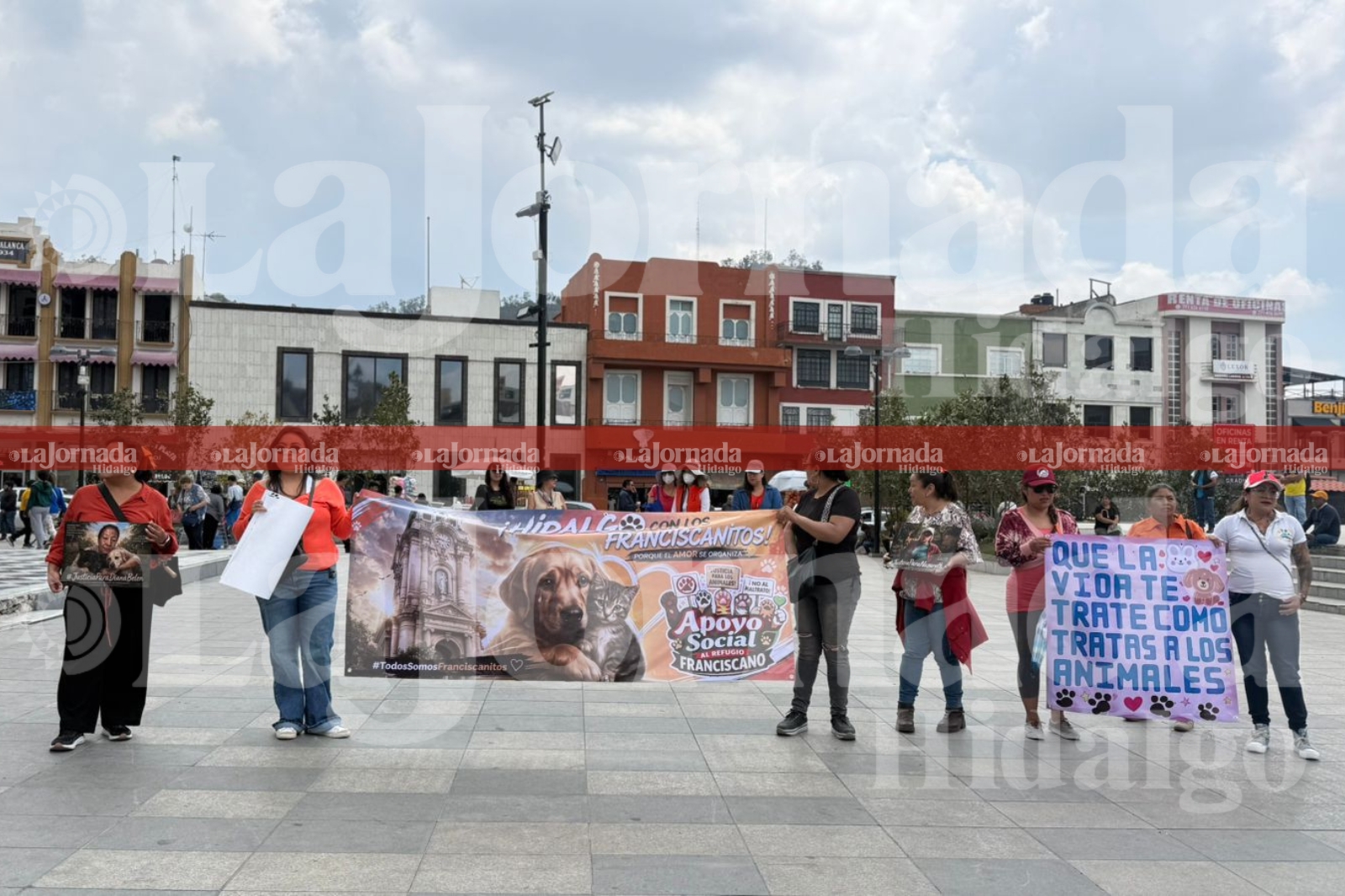 Marcha animalista en Pachuca