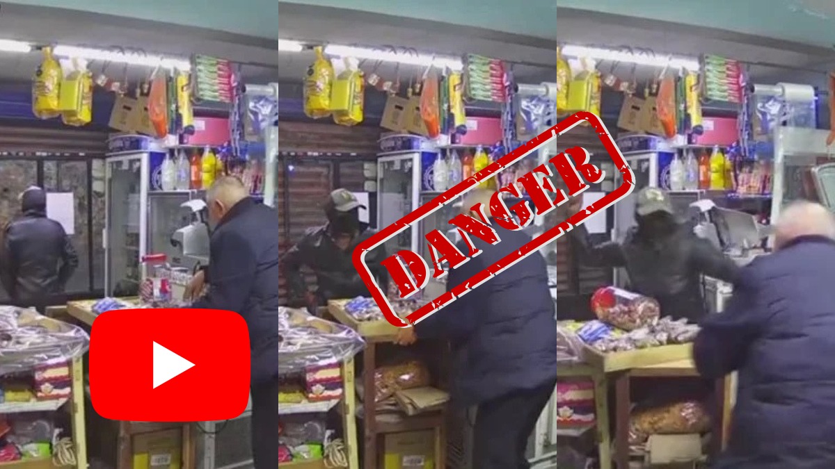 Así fue el ataque contra un adulto mayor durante un asalto en Pachuca; el agresor logró escapar.