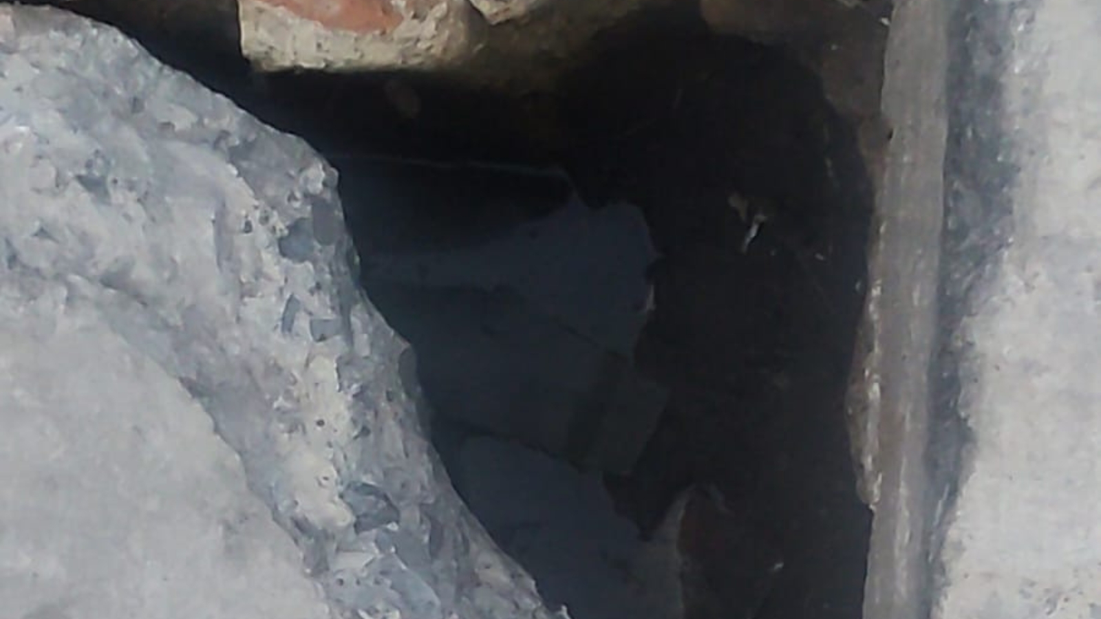 Agua residual acumulada