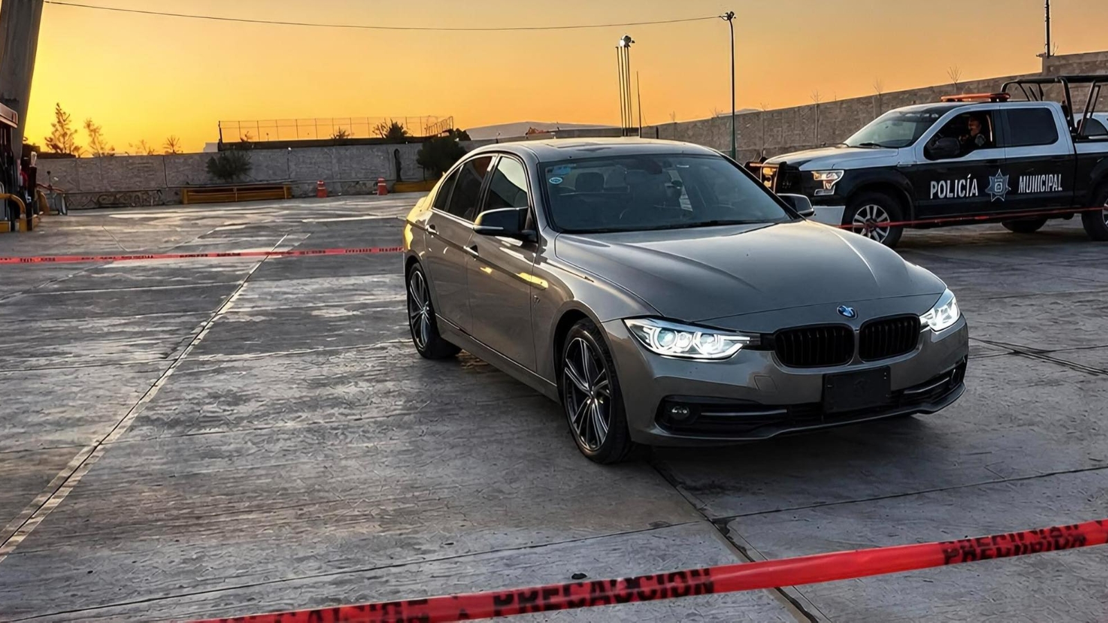 Zona acordonada en Huichapan