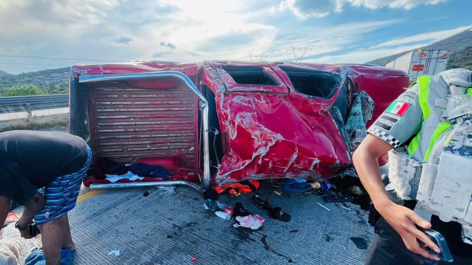 Accidente vehicular en el Arco Norte