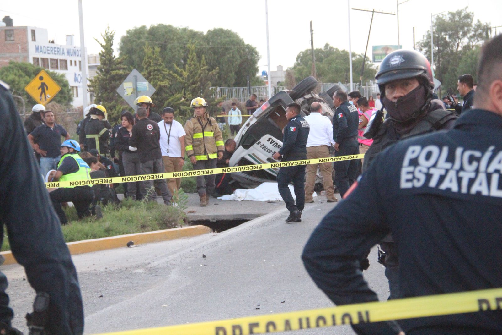 Accidente vial en Bulevar Minero