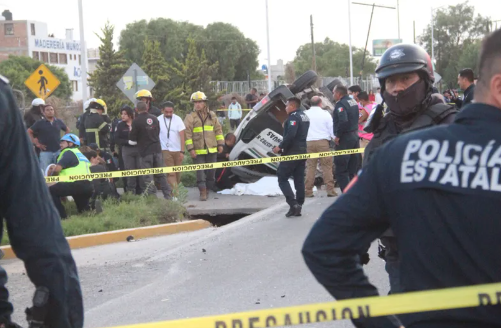Accidente en bulevar Minero