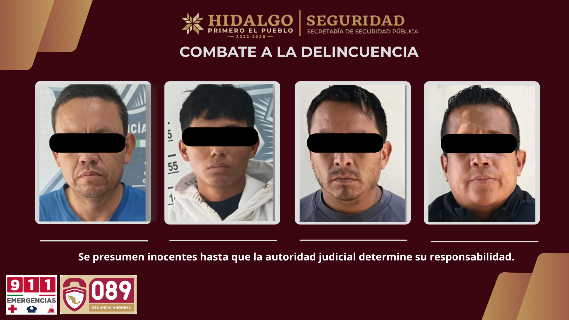 Detienen a cuatro personas tras robos en Atitalaquia