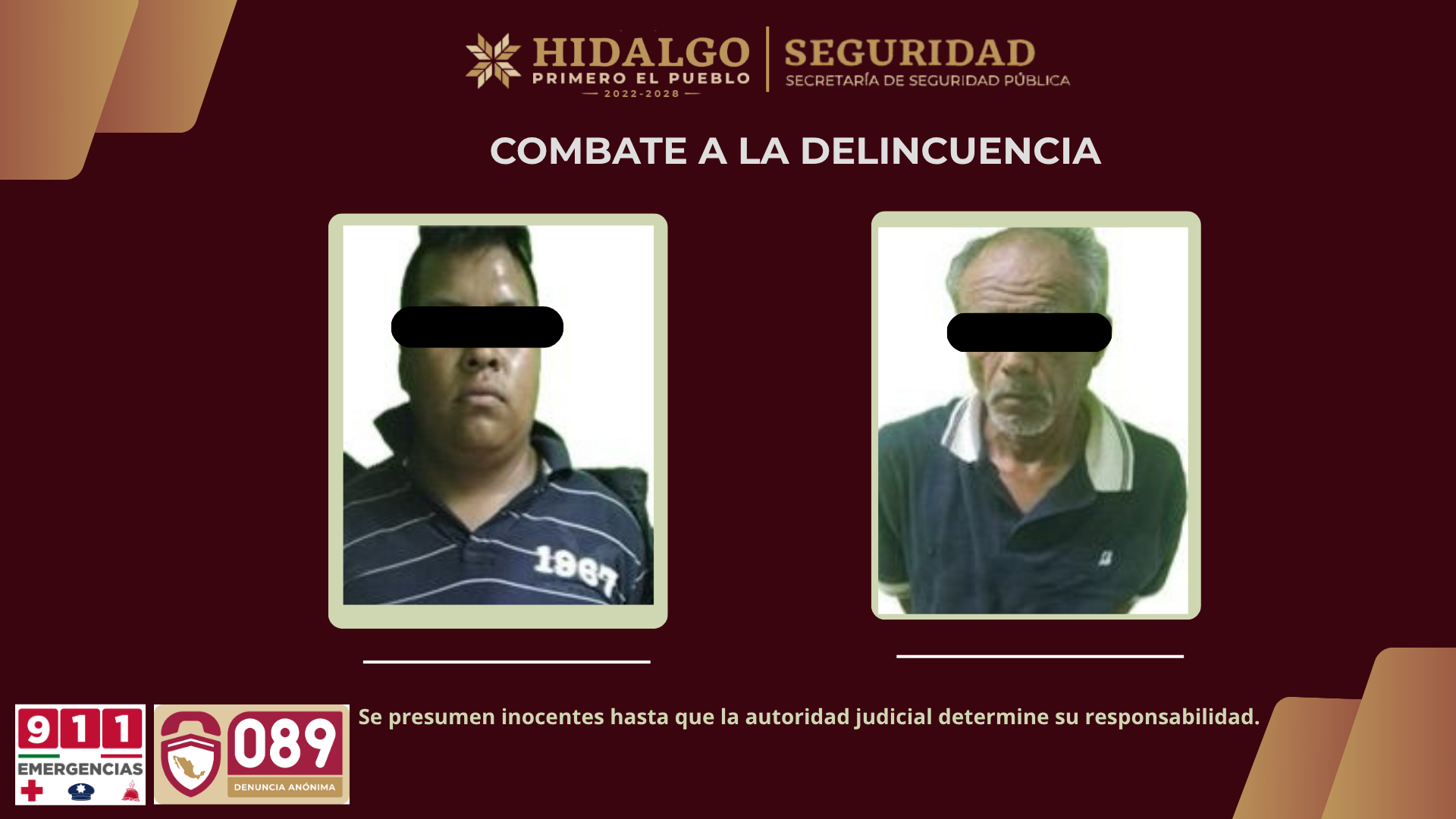 detienen a presuntos asaltantes en Tizayuca