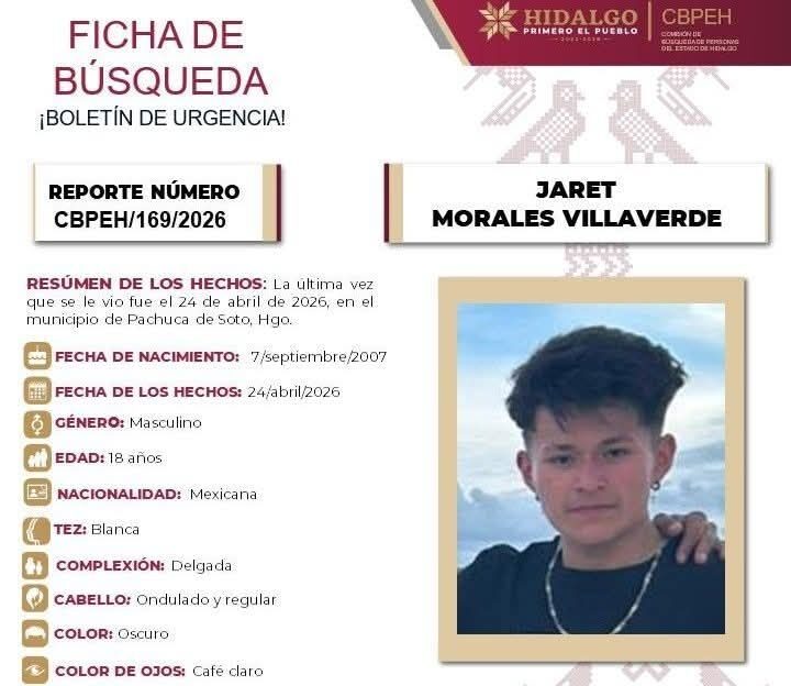 Ficha de búsqueda Jaret Morales Villaverde
