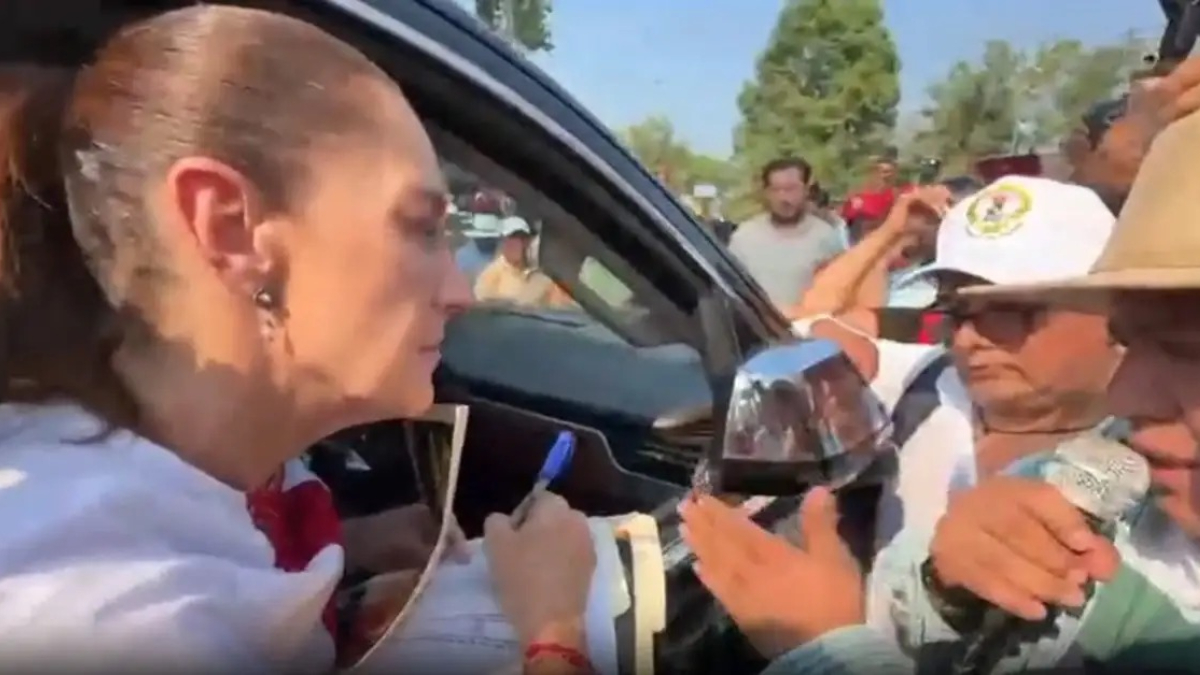 Sheinbaum acuerda reunirse el 11 de mayo con la Sección 7 de la CNTE tras protesta en el aeropuerto de Palenque.