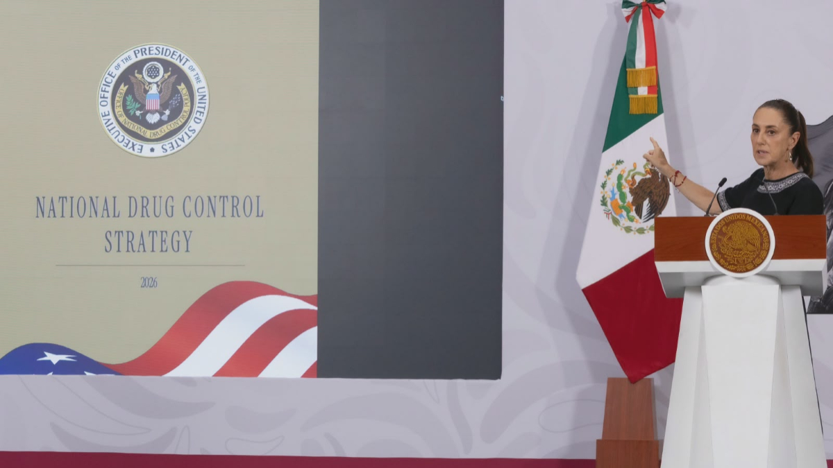 Claudia Sheinbaum respondió a Donald Trump durante la conferencia matutina en Palacio Nacional.