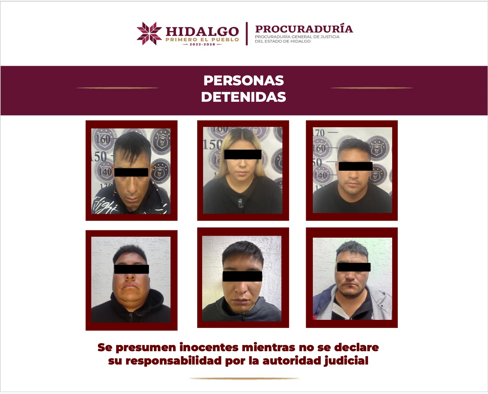 Personas detenidas por por posesión de drogas en Atitalaquia