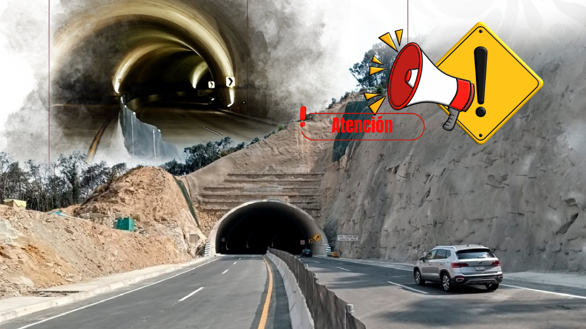 El Centro SICT Hidalgo anunció trabajos de iluminación en el Túnel “Vicente Guerrero”, ubicado en la carretera Real del Monte-Huasca.