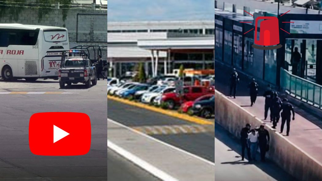 Autoridades interceptaron un autobús en Pachuca y detuvieron a dos hombres relacionados con un robo millonario.