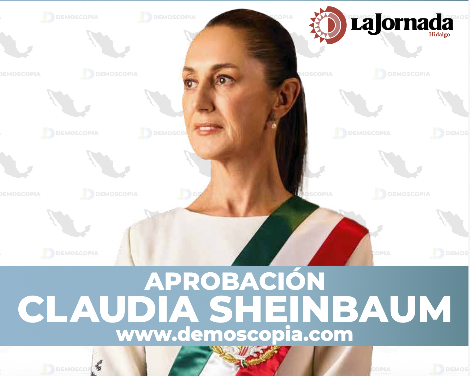 Claudia Sheinbaum sostiene respaldo de 71% al cierre de abril 