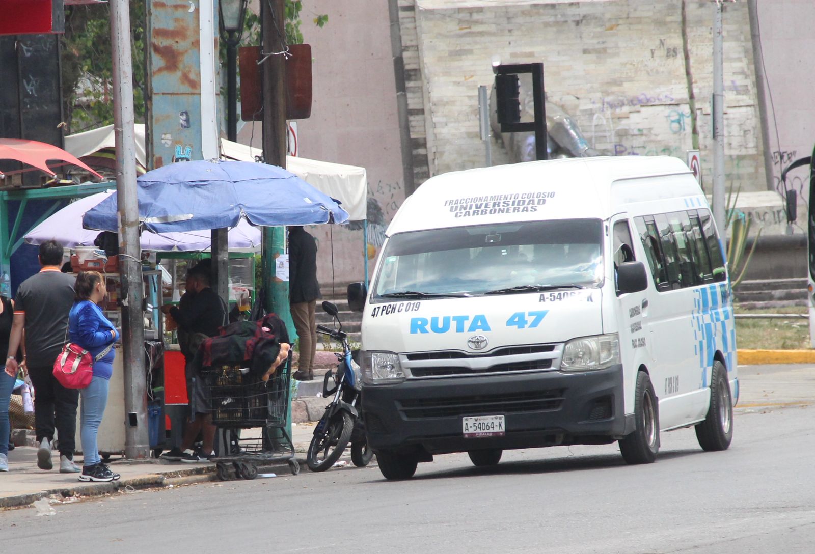 Unidad de transporte público en Hidalgo