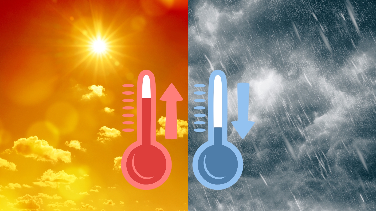 Lluvias y calor