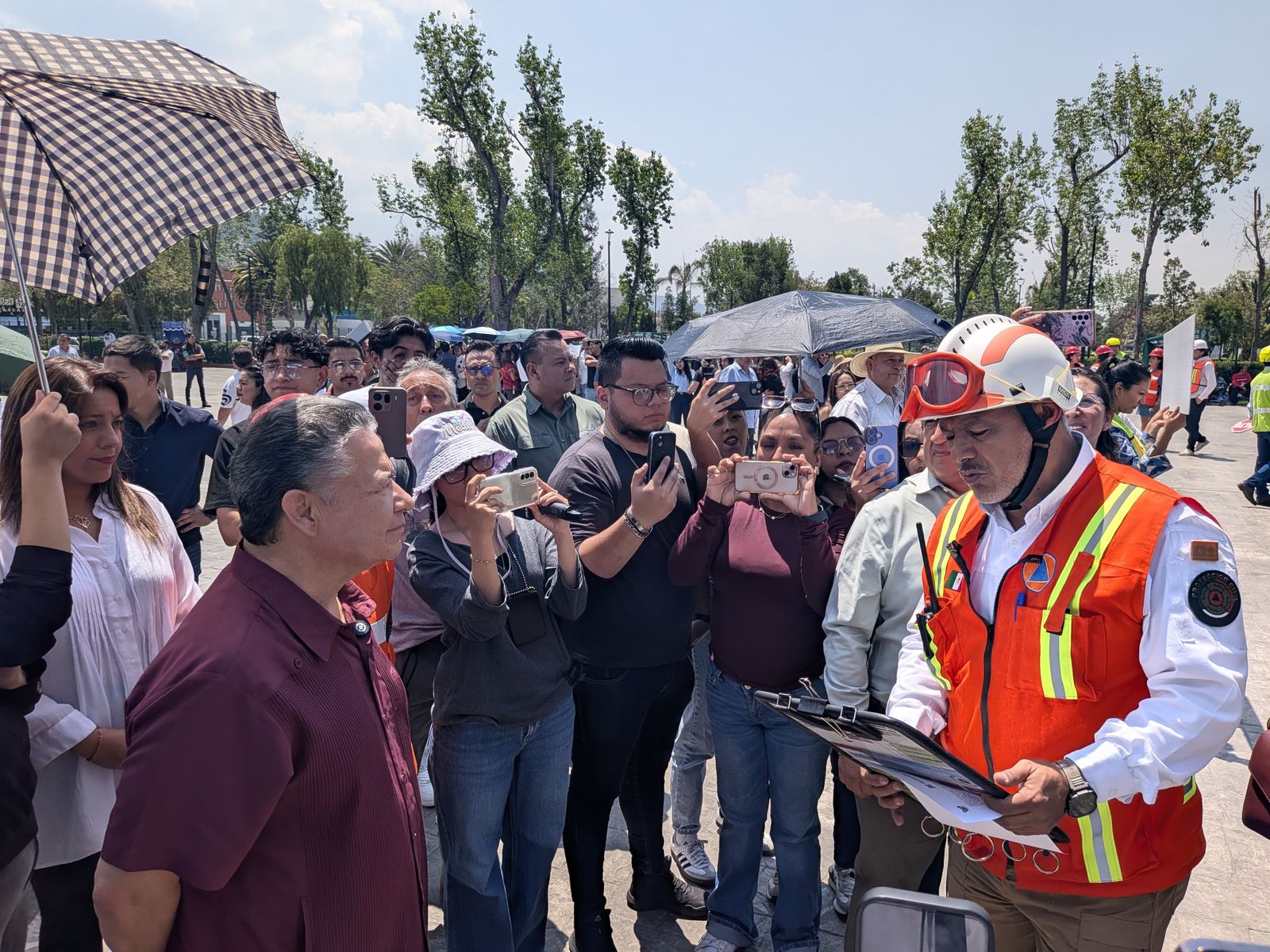Simulacro masivo de evacuación en Hidalgo
