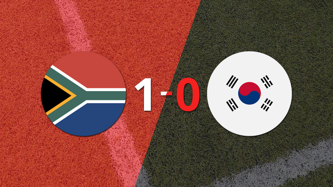 Mundial 2026: Sudáfrica fue superior y venció por 1 a 0 a Rep. de Corea