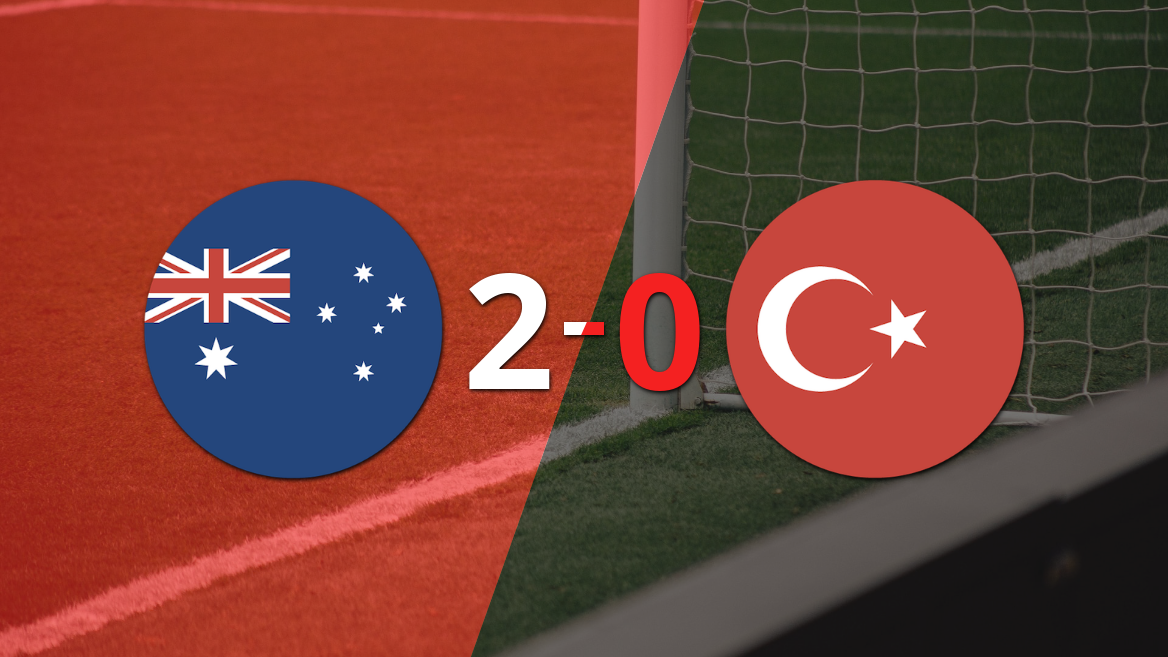 Mundial 2026: Derrota de Turquía por 2 a 0 frente a Australia