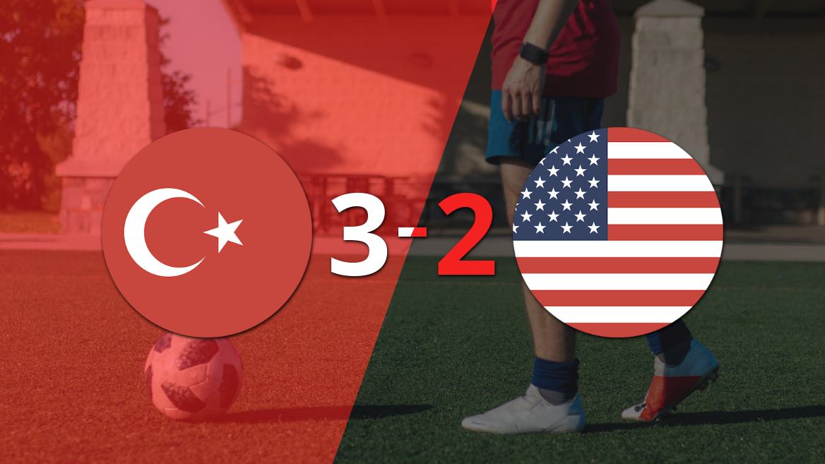 Mundial 2026: Victoria 3-2 de Turquía ante Estados Unidos