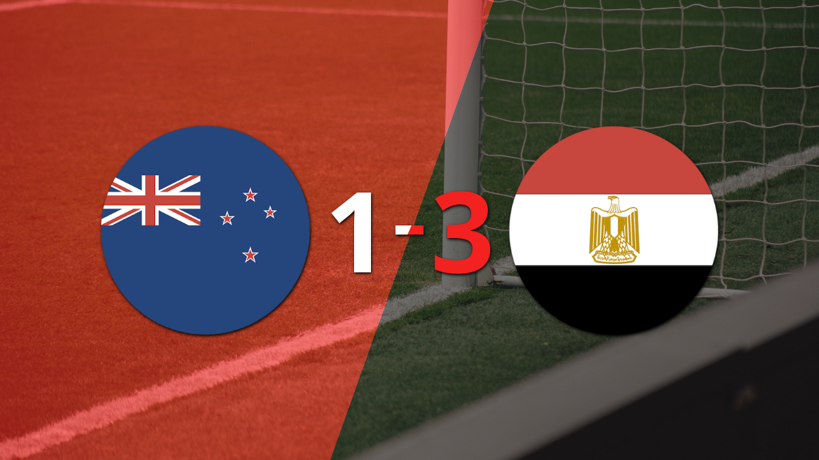 Mundial 2026: Derrota de Nueva Zelanda por 3 a 1 frente a Egipto