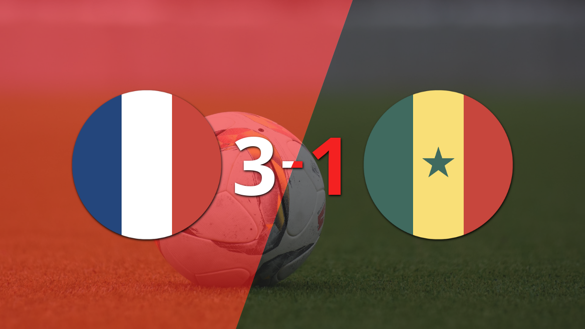 Mundial 2026: Senegal fue vencido 3 a 1 por Francia