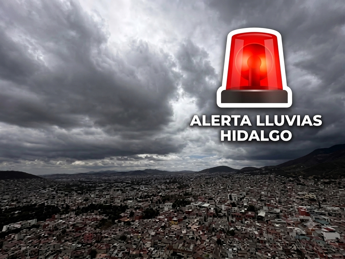 Alerta por lluvias en Hidalgo