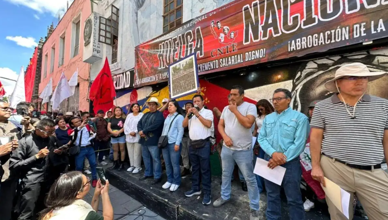 “Regresamos a las aulas para reorganizarnos y volver con más fuerza”: CNTE hace oficial receso de huelga nacional