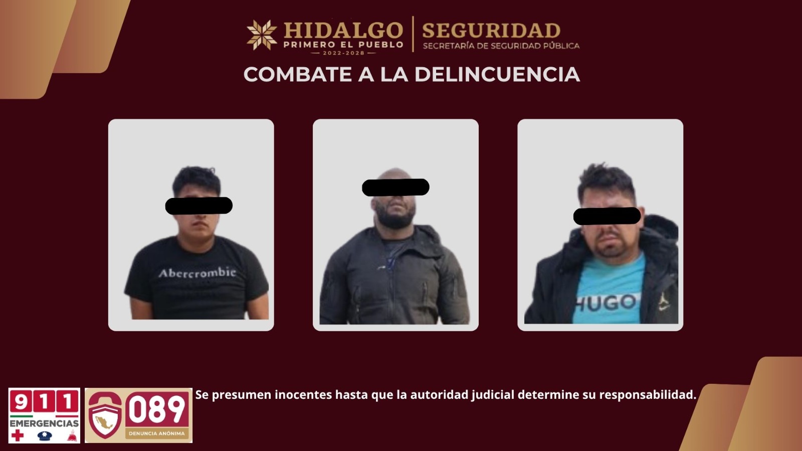 Una persecución y tres detenidos: así terminó un presunto secuestro en la zona metropolitana.