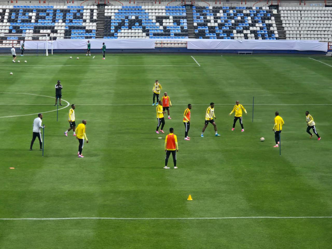 Entrenamiento de Sudáfrica en Pachuca