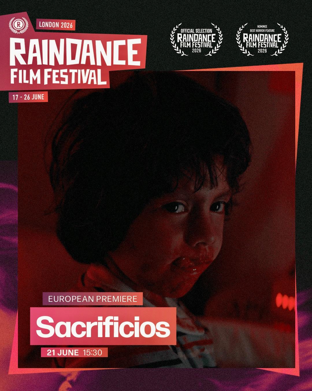 Pelicula Sacrificios llega al Raindance Film Festival 2026