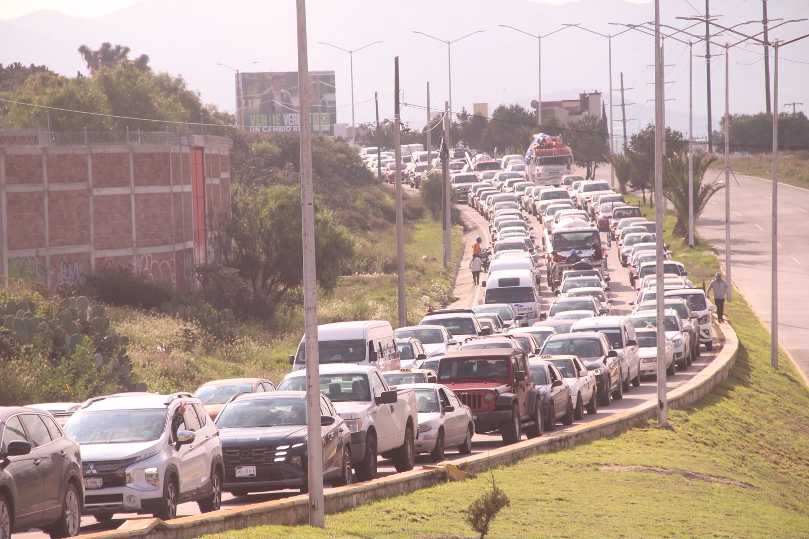Tráfico en Pachuca