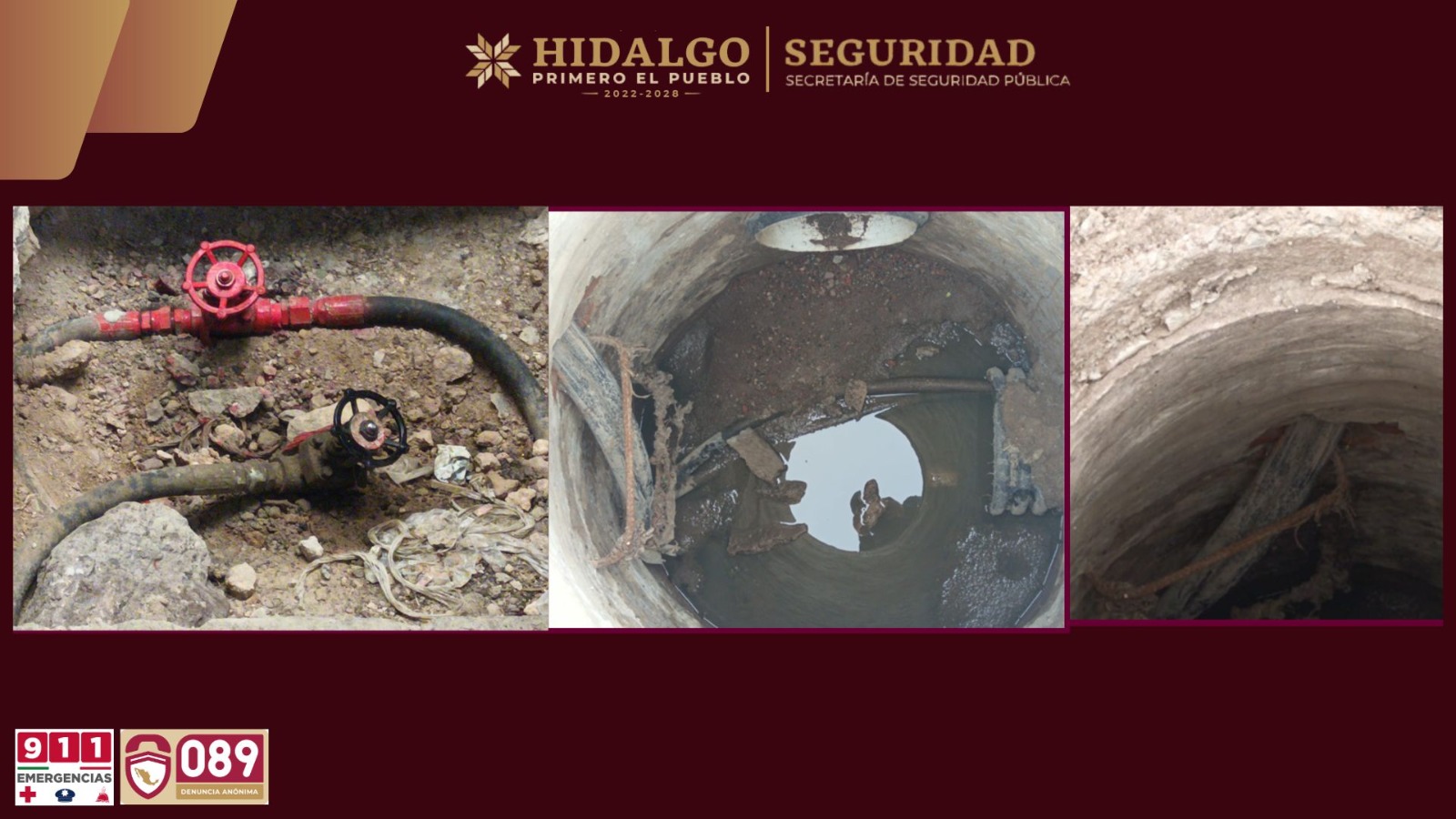 ¡Que creativos! Hallan tomas clandestinas conectadas a ductos de Pemex mediante drenaje en Atotonilco de Tula