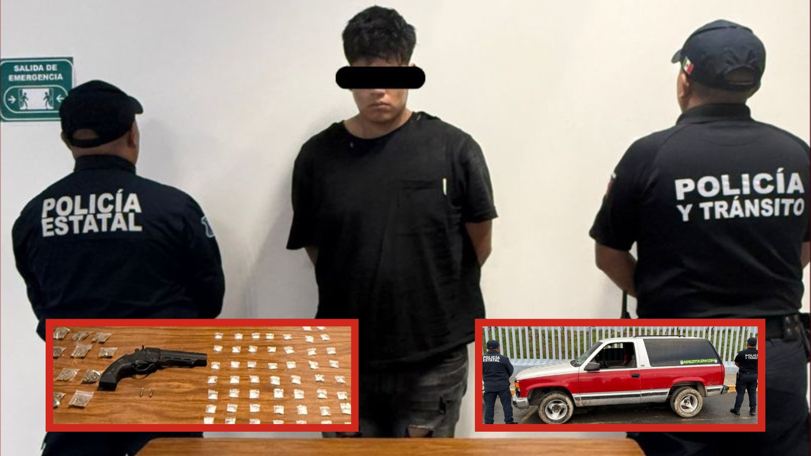 aseguraron droga y un arma tras una detención en Tula.