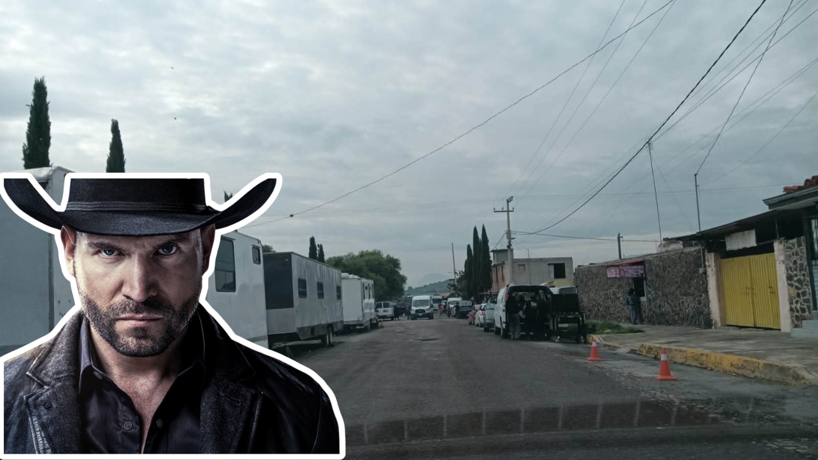 Grabación de El Señor de los Cielos en la zona de Presa del Rey.