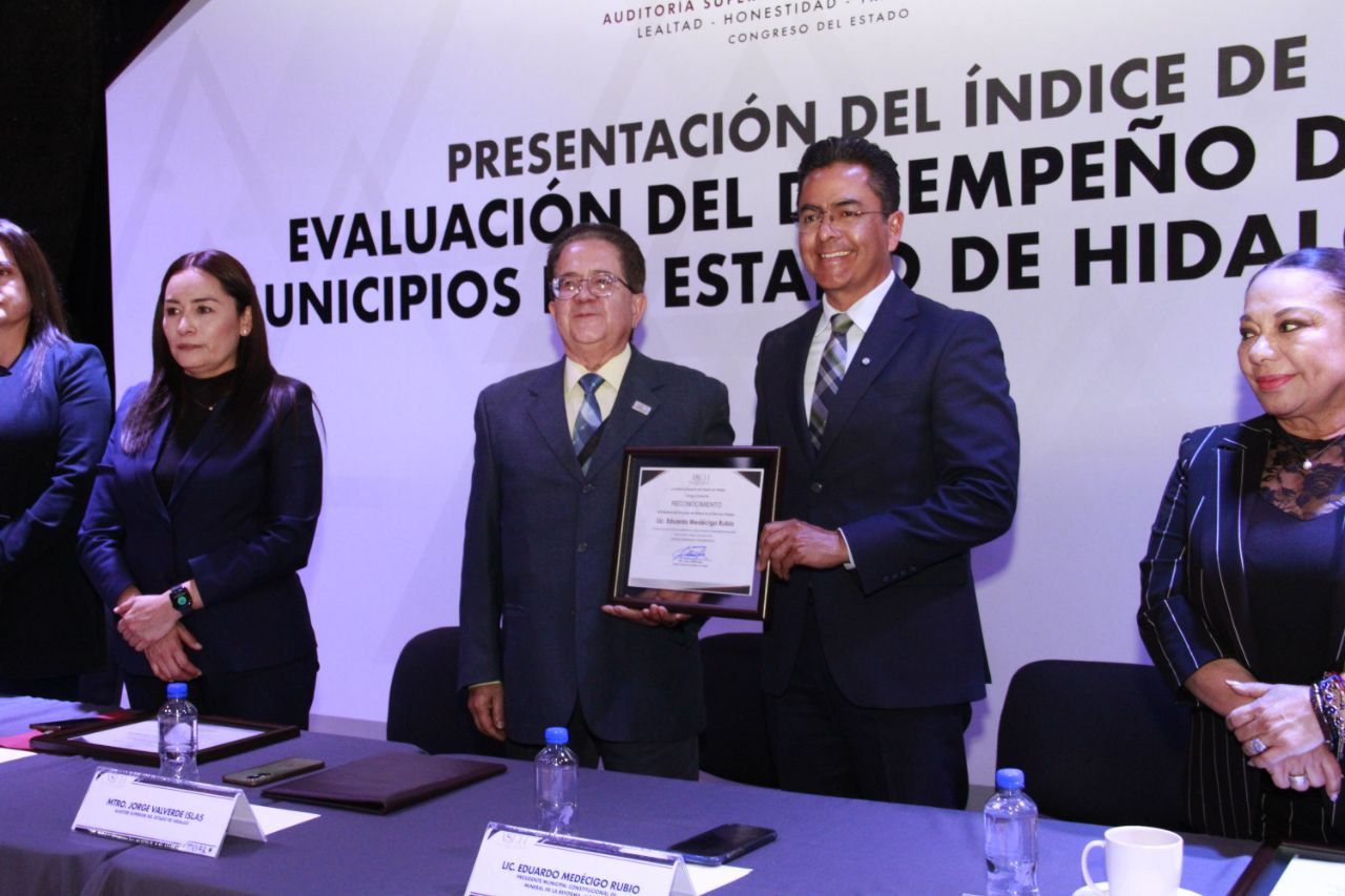 Mineral de la Reforma, entre los municipios mejor evaluados de Hidalgo en 2025: ASEH